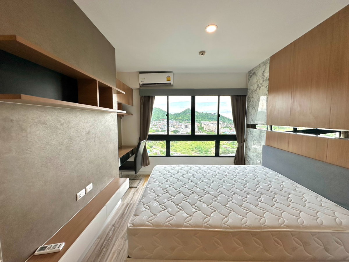 รูป ให้เช่า : Plus condo 1 ห้องนอน วิวทะเล - ตกแต่งสวย พร้อมเข้าอยู่ - 9,000 เท่านั้น - รูปที่ 19/19
