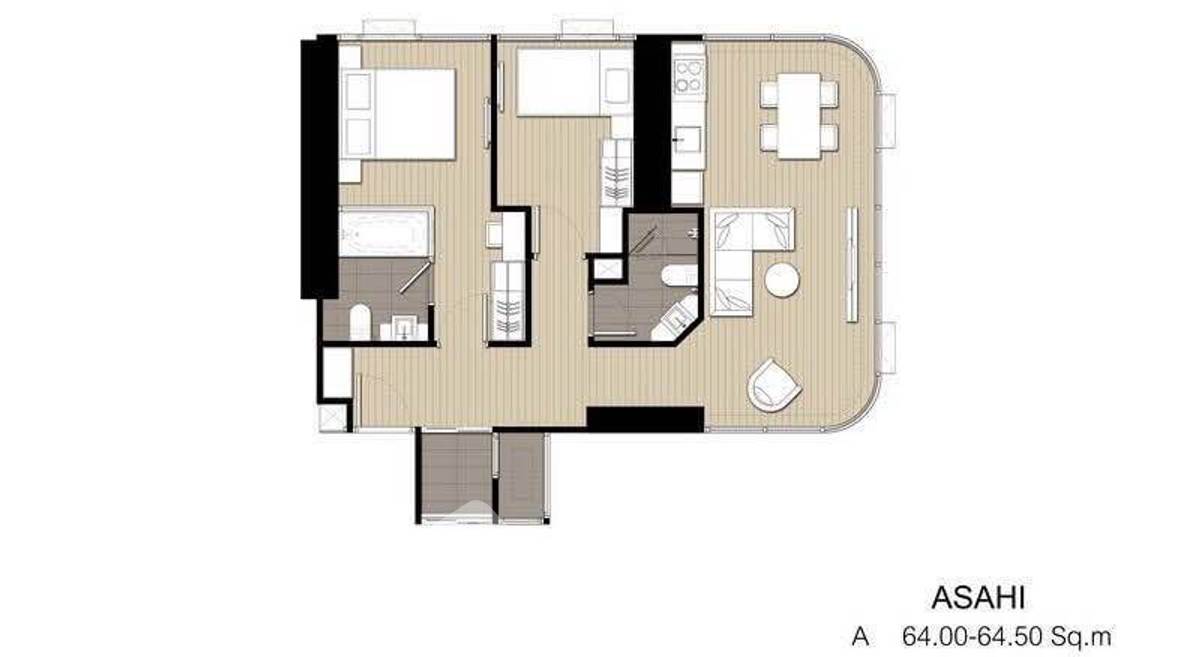 picture 2-BR Condo at Ashton Asoke near MRT Sukhumvit (ID 2475298) - 14/14