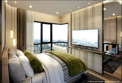 Condos for sale : For Sale the right to buy Niche Mono Bangpo 2 BR 30th floor with the spectacular river view