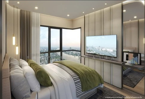 For Sale the right to buy Niche Mono Bangpo 2 BR 30th floor with the spectacular river view