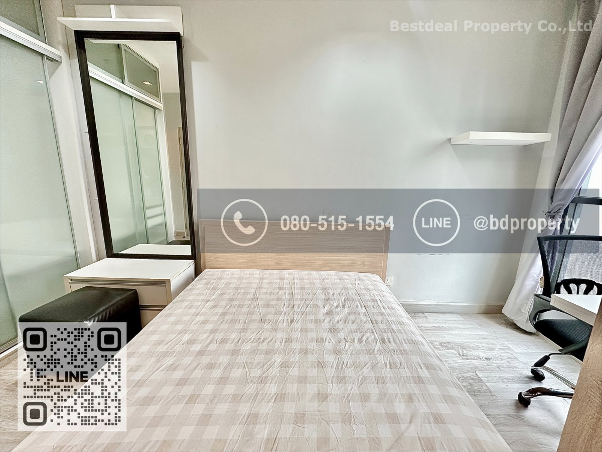 รูป Bestdeal ขายด่วน ห้องสวย เฟอร์ครบ 1Bedroom ขายเพียง 3.89  ล้านเท่านั้น  ห้องสวย ราคาดีที่สุดขาดทุนหลายแสน  ใกล้MRT และ เซ็นทรัลพระราม 9 เพียง 80 ม. - รูปที่ 9/15
