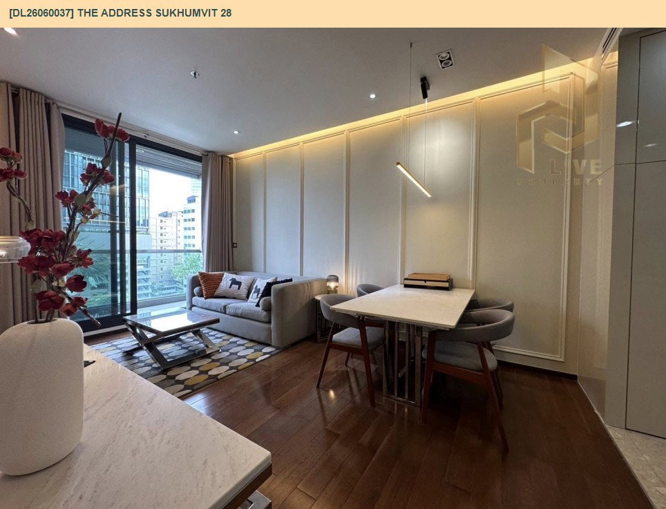 รูป DL26060037 ให้เช่าคอนโด ดิ แอดเดรส สุขุมวิท 28 (The Address Sukhumvit 28) ใกล้ BTS พร้อมพงษ์ พร้อมเข้าอยู่ โทรด่วน 0653619502 LineID @217jgcbp - รูปที่ 11/11