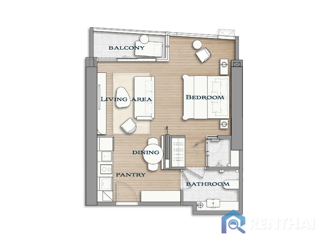 รูป อโรม วงศ์อมาตย์ - ที่พักหรู 1 ห้องนอนพร้อมวิวทะเล | 11,990,000 บาท - รูปที่ 5/26