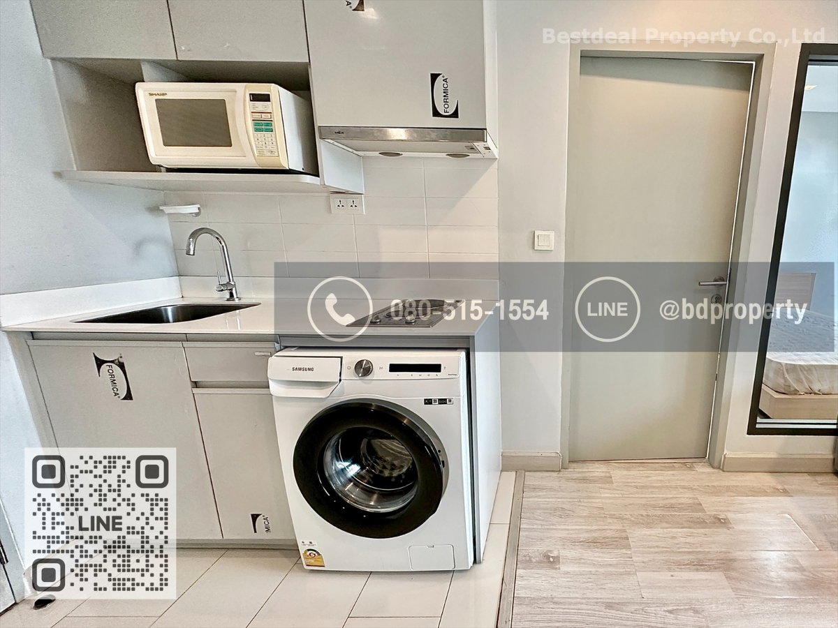 รูป Bestdeal ขายด่วน ห้องสวย เฟอร์ครบ 1Bedroom ขายเพียง 3.89  ล้านเท่านั้น  ห้องสวย ราคาดีที่สุดขาดทุนหลายแสน  ใกล้MRT และ เซ็นทรัลพระราม 9 เพียง 80 ม. - รูปที่ 5/15