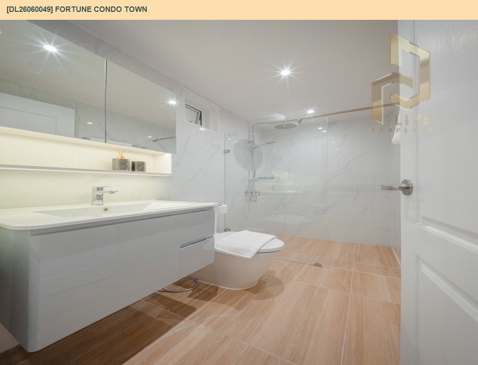 รูป DL26060049 ให้เช่าคอนโด ฟอร์จูน คอนโด ทาวน์ (Fortune Condo Town) ใกล้ - พร้อมเข้าอยู่ โทรด่วน 0653619502 LineID @217jgcbp - รูปที่ 9/20