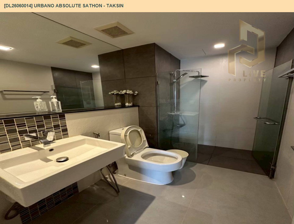 รูป DL26060014 ให้เช่าคอนโด เออบาโน่ แอบโซลูท สาทร - ตากสิน (Urbano Absolute Sathon - Taksin) ใกล้ BTS กรุงธนบุรี พร้อมเข้าอยู่ โทรด่วน 0614453194 LineID @952jdxxk - รูปที่ 6/6