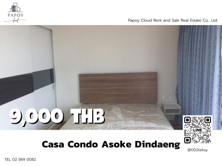 picture Great Value 💸 Casa Condo Asoke-Dindaeng for Rent – Convenient Location & Easy Transportation - 1/10