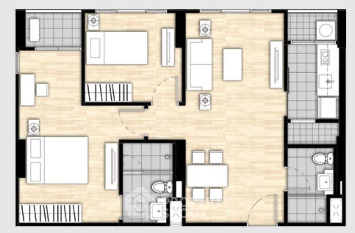 รูป คอนโด 2 ห้องนอน Hive Taksin ห่าง BTS วงเวียนใหญ่ 100 ม. ชั้น 8 (ID 2363976) - รูปที่ 32/32