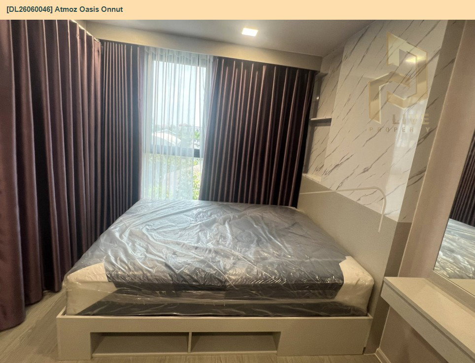 รูป DL26060046 ให้เช่าคอนโด แอทโมซ โอเอซิส อ่อนนุช (Atmoz Oasis Onnut) ใกล้ - พร้อมเข้าอยู่ โทรด่วน 0638692663 LineID @138fpvll - รูปที่ 3/14