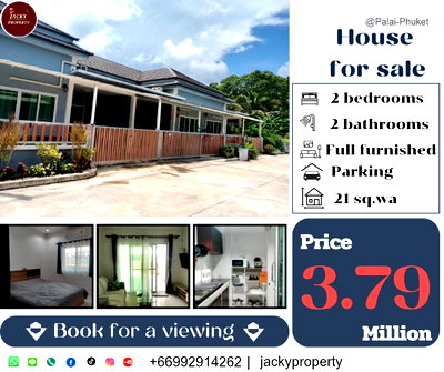 Houses for sale Phuket : House for sale at Palai-Phuket