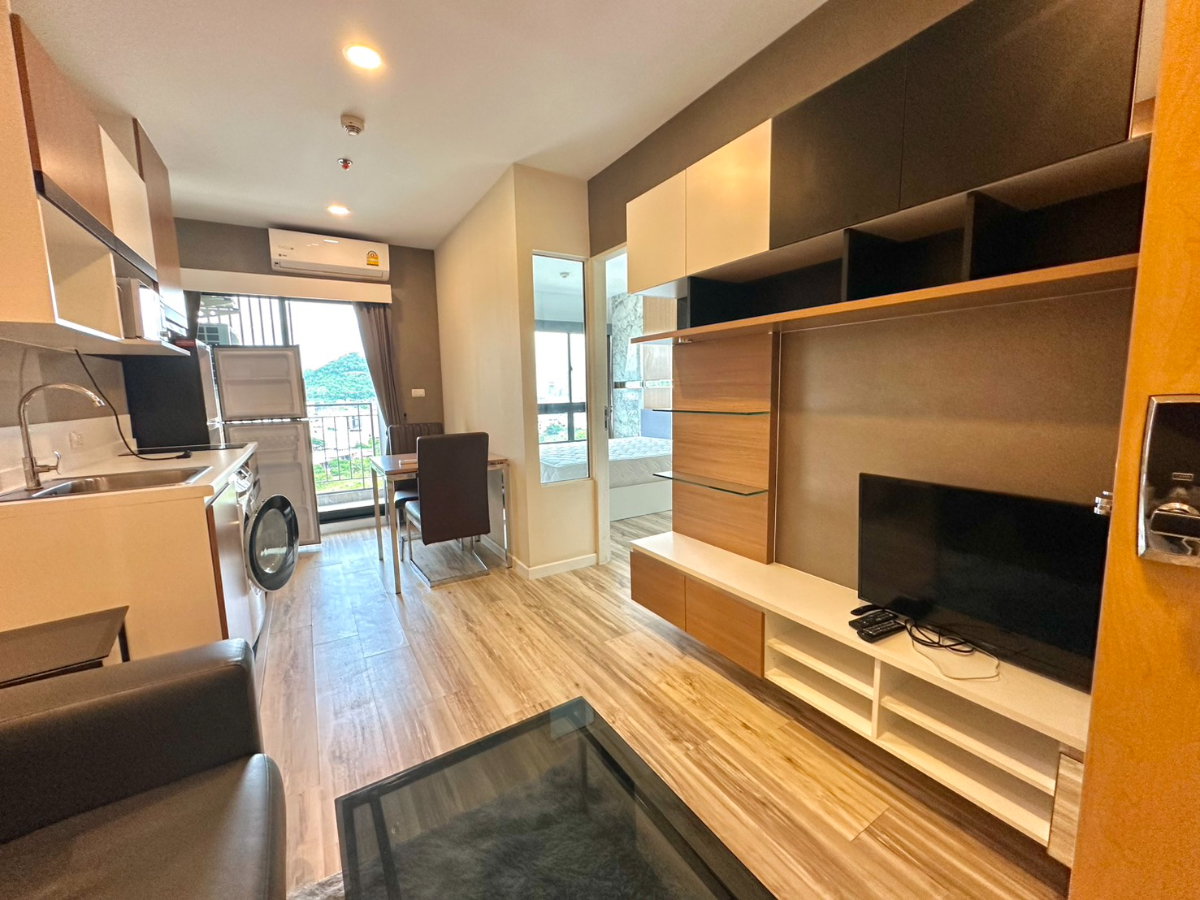 รูป ให้เช่า : Plus condo 1 ห้องนอน วิวทะเล - ตกแต่งสวย พร้อมเข้าอยู่ - 9,000 เท่านั้น - รูปที่ 1/19