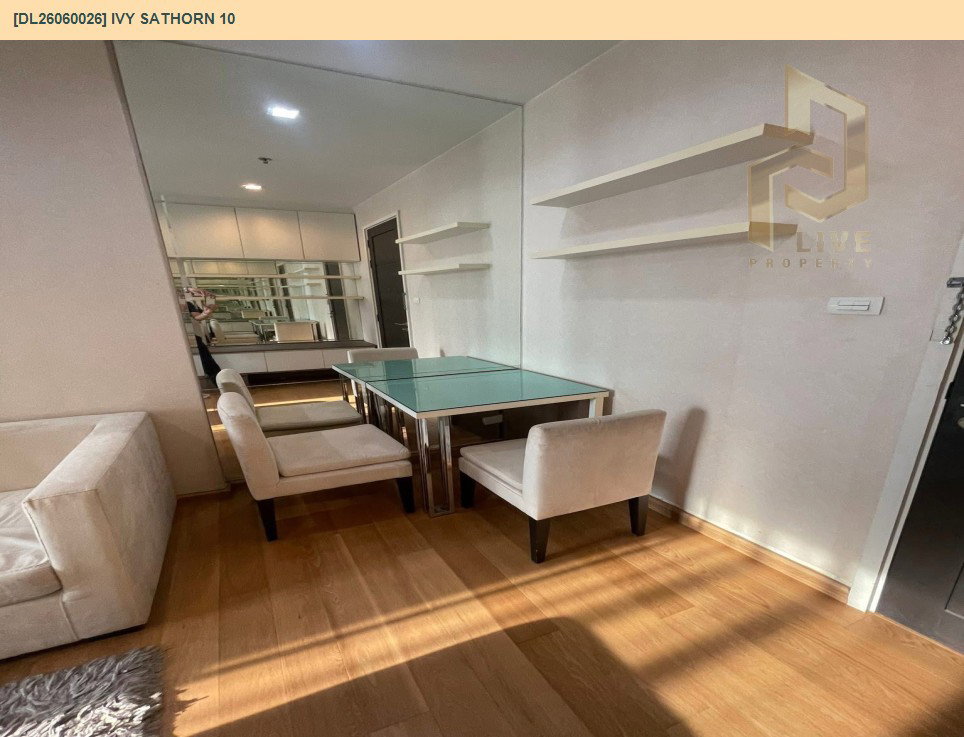 รูป DL26060026 ให้เช่าคอนโด ไอวี่ สาทร 10 (Ivy Sathorn 10) ใกล้ BTS ช่องนนทรี พร้อมเข้าอยู่ โทรด่วน 0638692663 LineID @138fpvll - รูปที่ 3/13