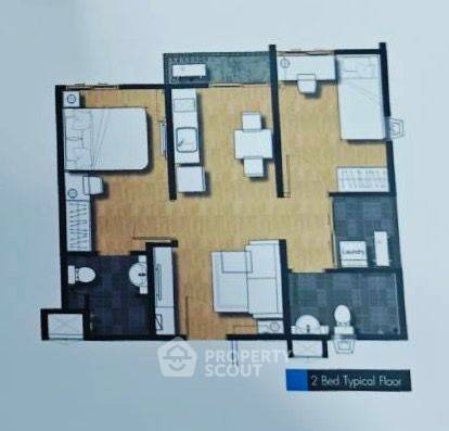 รูป คอนโด 2 ห้องนอน ขาย Icondo สุขาภิบาล 2 แขวงคลองกุ่ม ใกล้บึงกุ่ม (ID 2295705) - รูปที่ 18/18
