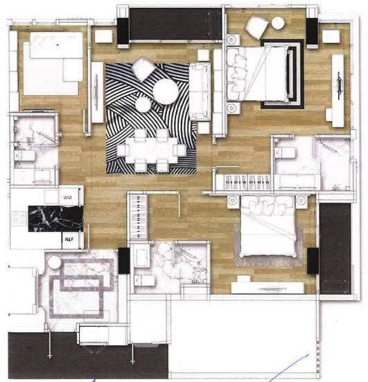 รูป คอนโด 3-ห้องนอน ที่ มีลเลอร์ สุขุมวิท 40 ใกล้ BTS เอกมัย (ID 2393664) - รูปที่ 1/10