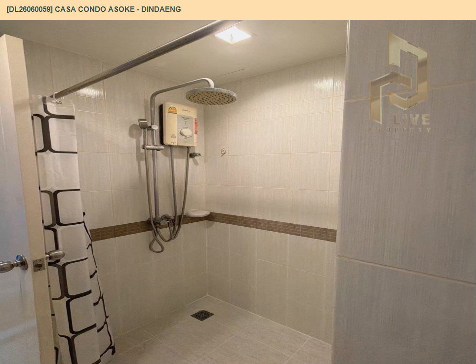 รูป DL26060059 ให้เช่าคอนโด คาซ่า คอนโด อโศก - ดินแดง (Casa Condo Asoke - Dindaeng) ใกล้ MRT พระราม 9 พร้อมเข้าอยู่ โทรด่วน 0614453194 LineID @952jdxxk - รูปที่ 8/9