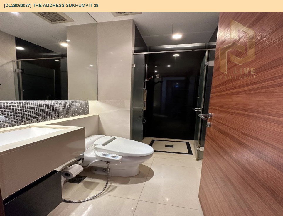 รูป DL26060037 ให้เช่าคอนโด ดิ แอดเดรส สุขุมวิท 28 (The Address Sukhumvit 28) ใกล้ BTS พร้อมพงษ์ พร้อมเข้าอยู่ โทรด่วน 0653619502 LineID @217jgcbp - รูปที่ 9/11