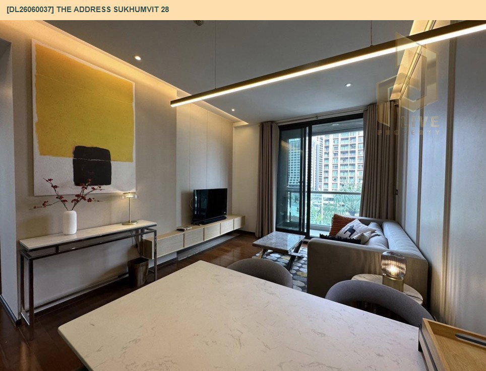 รูป DL26060037 ให้เช่าคอนโด ดิ แอดเดรส สุขุมวิท 28 (The Address Sukhumvit 28) ใกล้ BTS พร้อมพงษ์ พร้อมเข้าอยู่ โทรด่วน 0653619502 LineID @217jgcbp - รูปที่ 10/11