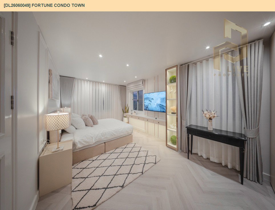 รูป DL26060049 ให้เช่าคอนโด ฟอร์จูน คอนโด ทาวน์ (Fortune Condo Town) ใกล้ - พร้อมเข้าอยู่ โทรด่วน 0653619502 LineID @217jgcbp - รูปที่ 11/20