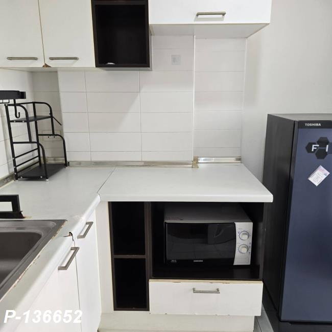 รูป P-136652 — ให้เช่าคอนโด อาคาร B1 ชั้น 5 Lumpini Ville Cultural Center ห้องสตูดิโอ ใกล้ MRT ห้วยขวาง 085-592-2897 Line: @easythaihome - รูปที่ 5/8