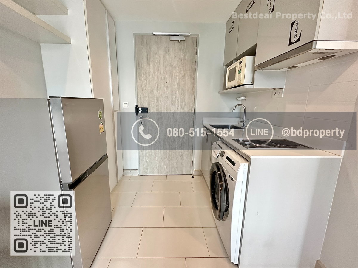 รูป Bestdeal ขายด่วน ห้องสวย เฟอร์ครบ 1Bedroom ขายเพียง 3.89  ล้านเท่านั้น  ห้องสวย ราคาดีที่สุดขาดทุนหลายแสน  ใกล้MRT และ เซ็นทรัลพระราม 9 เพียง 80 ม. - รูปที่ 6/15