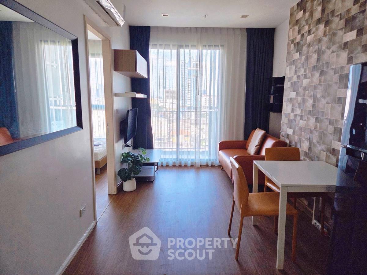 รูป คอนโด 1 ห้องนอน 35 ตร.ม. ชั้น 9 โครงการ Quinn Condo Ratchada 17 ใกล้ MRT สุทธิสาร 400 ม. (ID 1338052) - รูปที่ 2/7