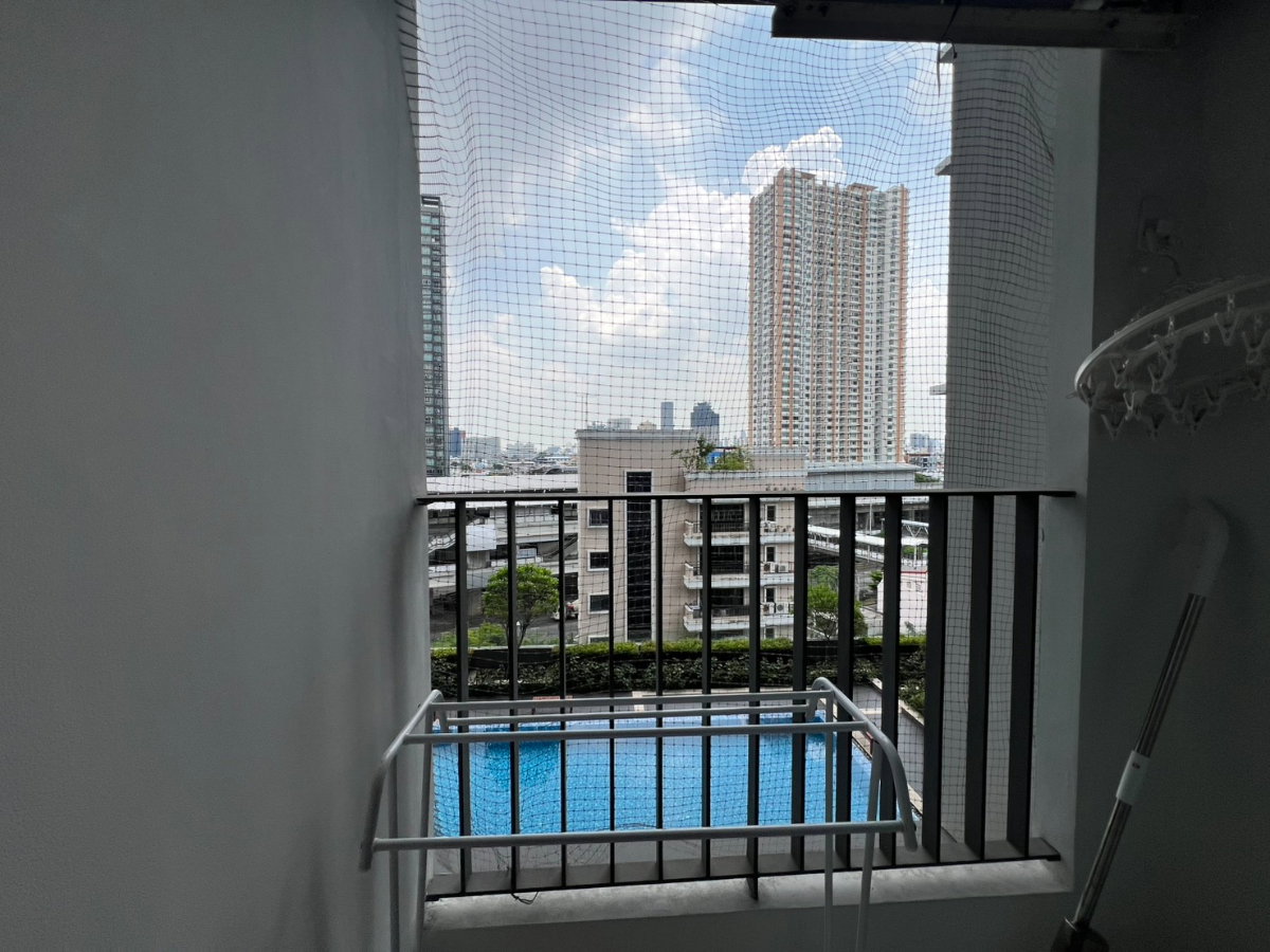 รูป ให้เช่า คอนโดไอดีโอ โมบิ สาทร (Ideo Mobi Sathorn) 23 ตรม. วิวสระว่ายน้ำ สวยมาก ใกล้ BTS กรุงธนบุรี - รูปที่ 6/7