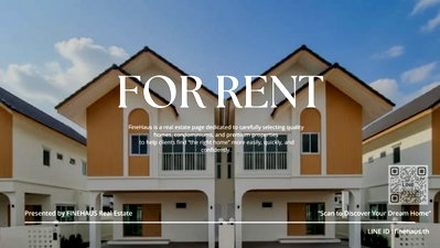 เช่าบ้านแฝด เชียงใหม่ : R-085 บ้านแฝดใหม่ให้เช่า ไม่เคยปล่อยเช่า หมู่บ้านเซนธารา ธาราศิริ เชียงใหม่
