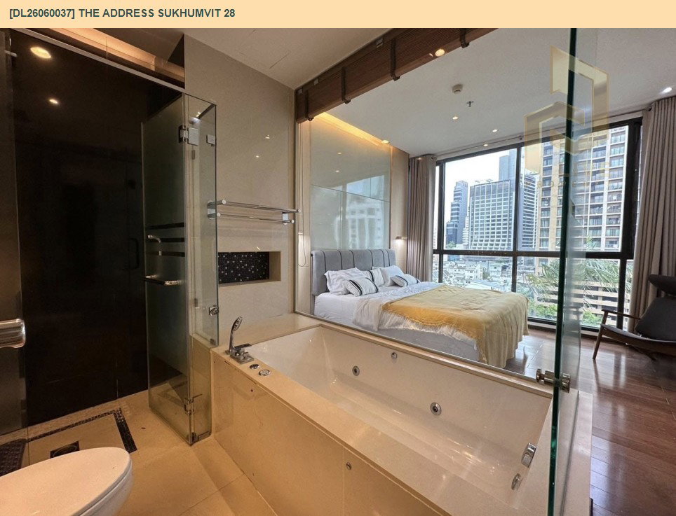 รูป DL26060037 ให้เช่าคอนโด ดิ แอดเดรส สุขุมวิท 28 (The Address Sukhumvit 28) ใกล้ BTS พร้อมพงษ์ พร้อมเข้าอยู่ โทรด่วน 0653619502 LineID @217jgcbp - รูปที่ 7/11