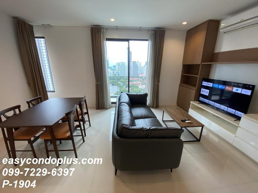 รูป P-1904 ห้องชั้นสูง • Villa Asoke • ใกล้ MRT เพชรบุรี 43,000 บาท | Line Id: @easycondoplus | 099-229-6397 - รูปที่ 5/15