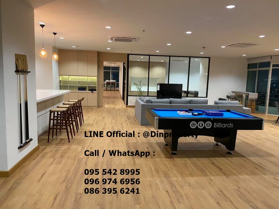 ให้เช่า PENTHOUSE, Baan Sathorn ChaoPraya เจริญนคร 4 ห้องนอน   ใกล้ BTS SaphanTaksin  ICONSIAM 