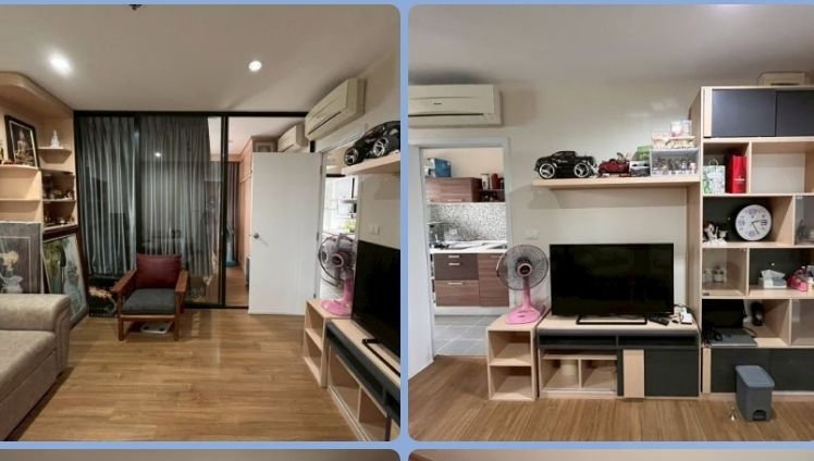 รูป J132| คอนโด เดอะทรี อินเตอร์ เชนจ์  บางโพ พร้อมอยู่  ใกล้สถานีรถไฟฟ้าเตาปูน  สถานีบางโพ ด้านหน้าเป็นห้างเกตเวย์ รพ บางโพ   (ราคา 2,700,000  บาท )  - รูปที่ 6/6