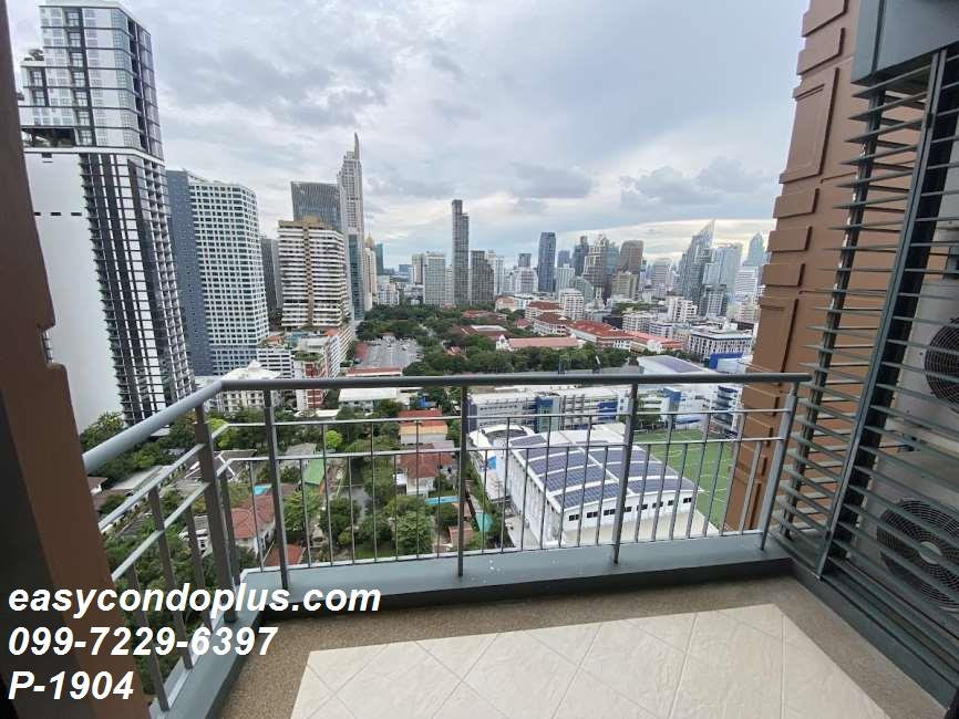 รูป P-1904 ห้องชั้นสูง • Villa Asoke • ใกล้ MRT เพชรบุรี 43,000 บาท | Line Id: @easycondoplus | 099-229-6397 - รูปที่ 12/15