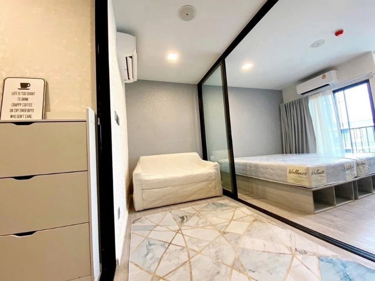 รูป NTC Home ให้เช่า เคฟ เอวา ใกล้ม.ธรรมศาสตร์ ตึกD ชั้น8 (12,000/ด) ห้องใหญ่ มี 2 เตียง 27 ตรม. - รูปที่ 1/8