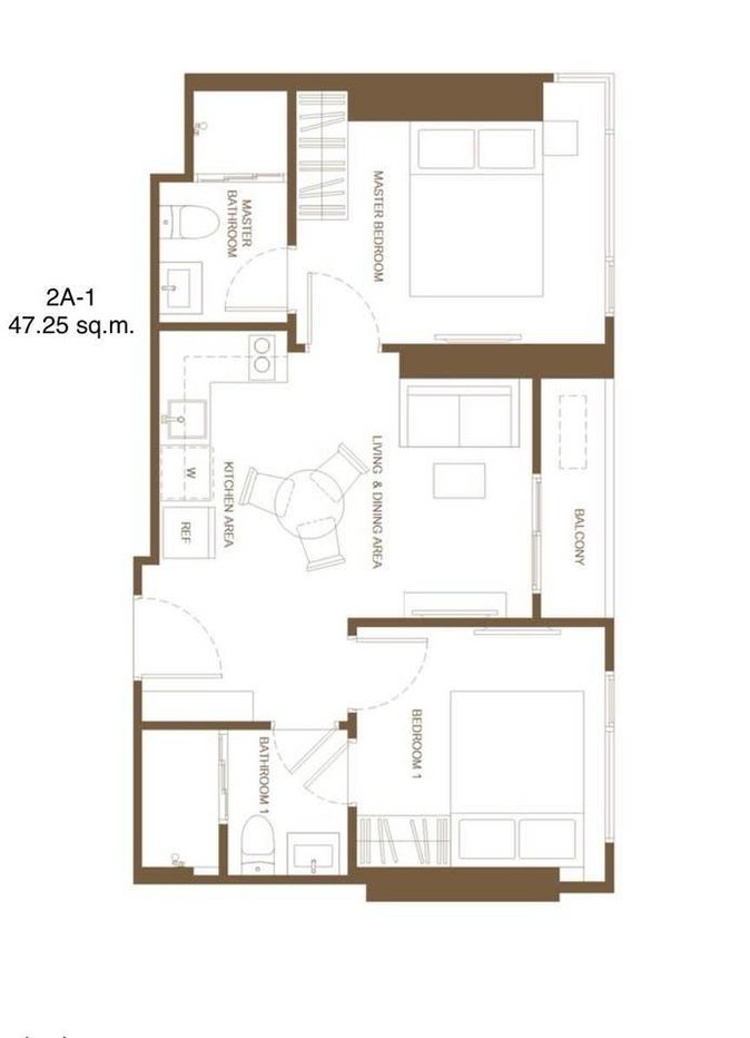 picture 2-BR Condo at XT Ekkamai near BTS Thong Lor (ID 2946198) - 3/3