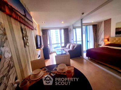 คอนโดให้เช่า : คอนโด 1 ห้องนอน The Cliff Condominium Pratumnak ชั้น 5 ขนาด 38 ตร.ม. (ID 2104396)