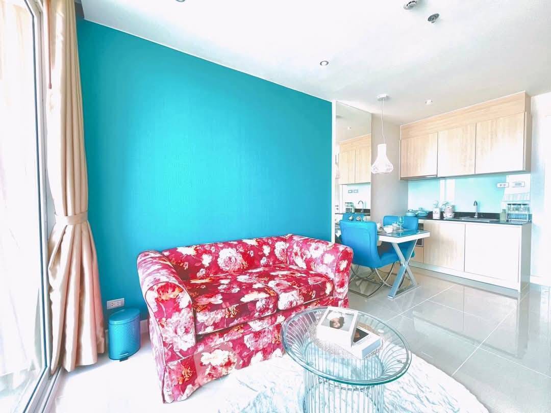 รูป คอนโดมิเนียมชั้นสูง 1 ห้องนอน 35 ตร.ม. ที่ Grande Caribbean Condo Resort Pattaya (ID 2137220) - รูปที่ 4/9