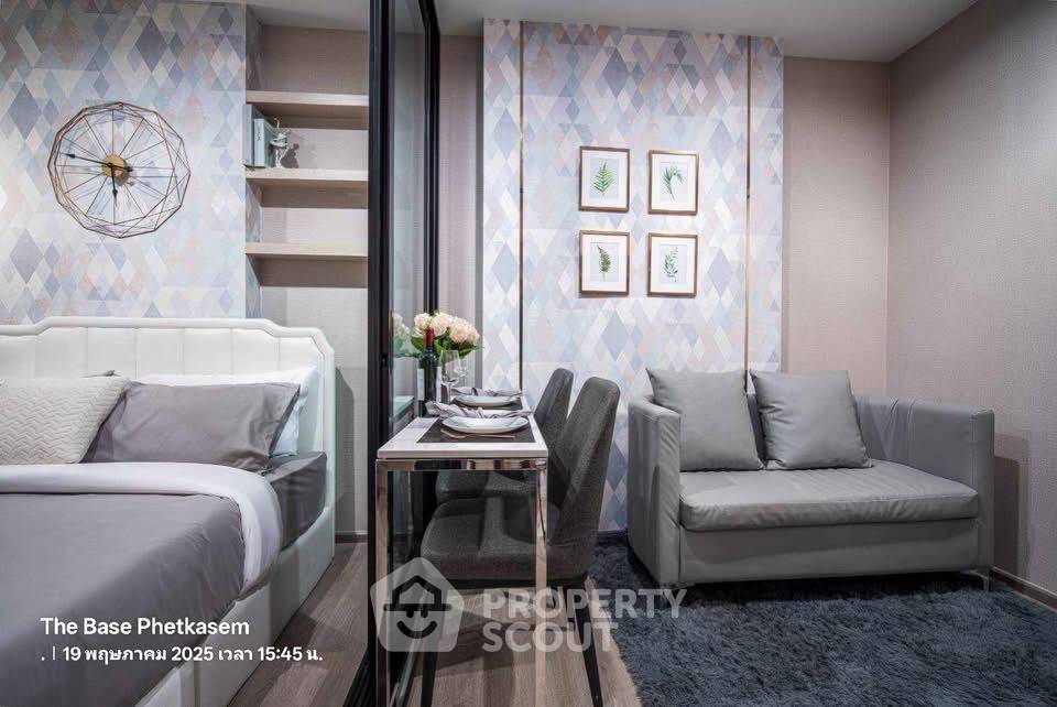 picture High-Floor 1-BR Condo At The Base Phetkasem, 100m to MRT Phetkasem (ID 2110956) - 3/6