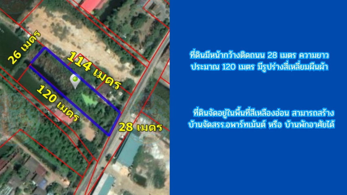 รูป ขายที่ดิน ติดคลอง 2 ไร่ ใกล้ถนนสิริโสธร หรือถนน 314 (บางปะกง-ฉะเชิงเทรา) ต.สนามจันทร์ อ.บ้านโพธิ์ จ.ฉะเชิงเทรา - รูปที่ 5/6