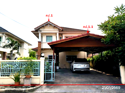 บ้านเดี่ยว 76.3 ตร.วา ชวนชื่น กอล์ฟ อเวนิว เมืองปทุมธานี ปทุมธานี 4.4M