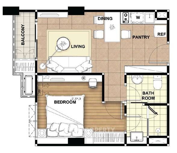 รูป คอนโด 1-ห้องนอน ที่ มิราจ สุขุมวิท 27 ใกล้ BTS อโศก (ID 2873913) - รูปที่ 20/20
