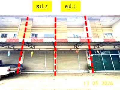 Shophouses for sale Mae Ai Chiang Mai : SHOP HOUSE 80 Sq.w. Mae Ai Chiang Mai for 3.4M