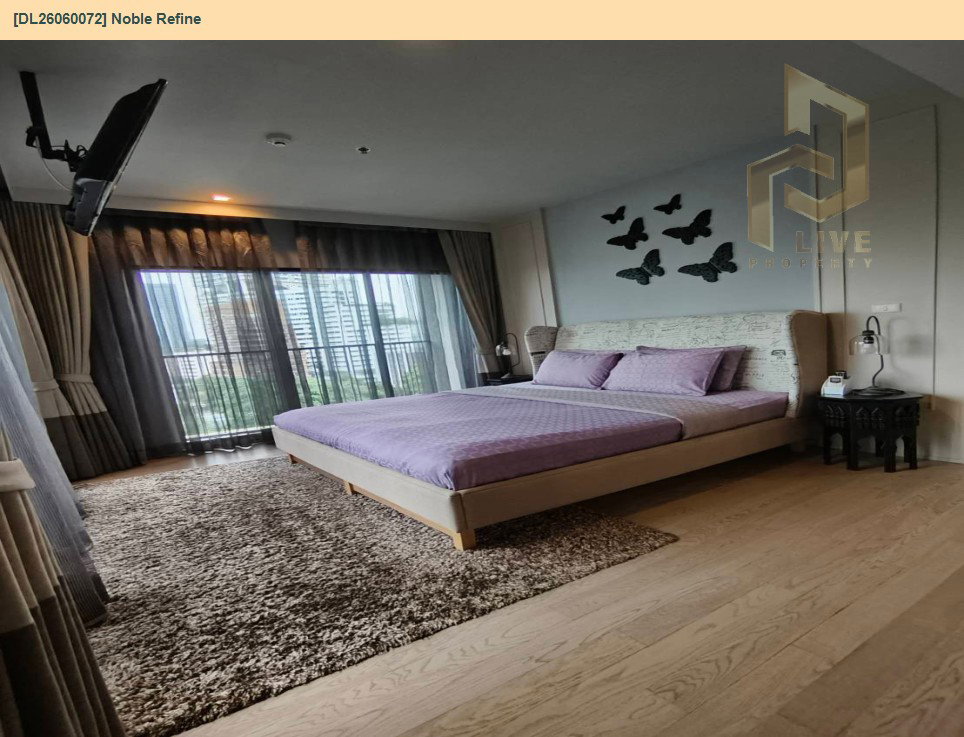 รูป DL26060072 ให้เช่าคอนโด โนเบิล รีไฟน์ (Noble Refine) ใกล้ BTS พร้อมพงษ์ พร้อมเข้าอยู่ โทรด่วน 0653619502 LineID @217jgcbp - รูปที่ 3/8