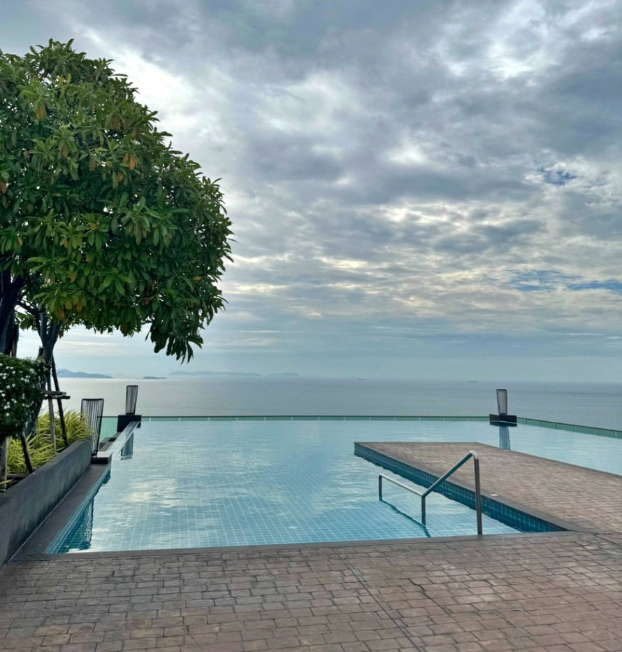 รูป KT0444🏄♂️65 ตรม 1 ห้องนอน ชั้น 9🏖️วิวทะเล พร้อมเฟอร์นิเจอร์🌴Wong Amat Tower วงศ์อมาตย์ ทาวเวอร์ - รูปที่ 10/17