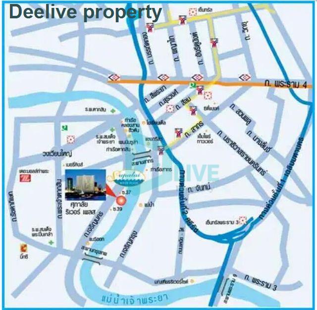 รูป DL009289 ให้เช่าคอนโด ศุภาลัย ริเวอร์ เพลส (Supalai River Place) ใกล้ BTS กรุงธนบุรี พร้อมเข้าอยู่ โทรด่วน 0653619502 LineID @217jgcbp - รูปที่ 8/8