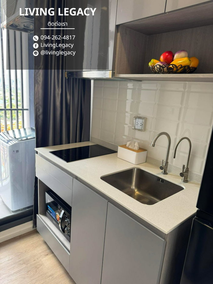 picture For Rent: Modiz Rhyme Ramkhamhaeng 13,000 THB/mo | 24 sq.m. Floor 21 | Move-in Ready - 9/10