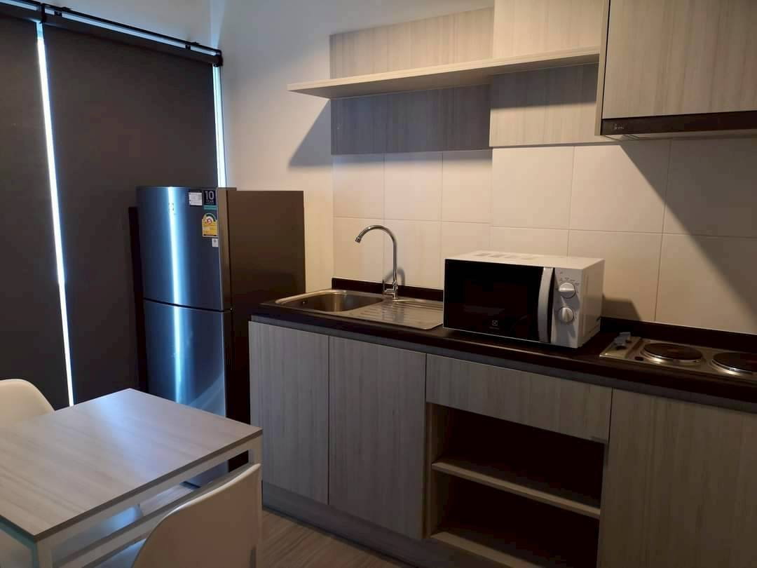 รูป 28ตร.ม.ชั้น25★Aspire Ngamwongwan 28 ตรม.,ชั้น 25ห้องลมดี  1ห้องนอนวิวเมืองสวยมากๆไม่มีตึกบังเลย ทำเลดีมากๆ ติดถนนใหญ่ - รูปที่ 5/6