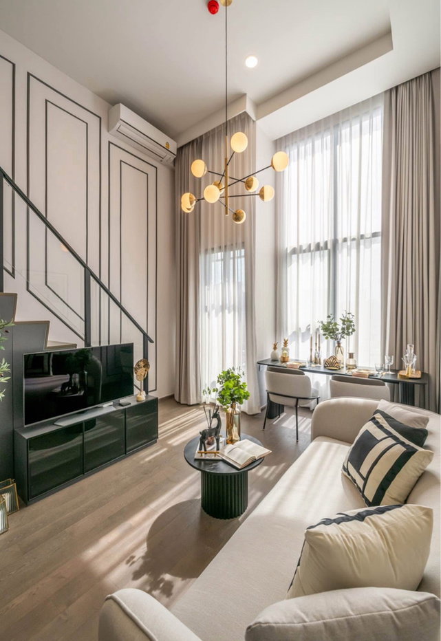 รูป Park Origin Chula-Samyan Condo for rent 🔹1 Bedroom, 1 Bathroom       (Duo space unit) 🔹Size 35 Sqm. (25+10) - รูปที่ 7/9