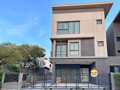 🏡 ให้เช่า บ้านกลางเมือง รามอินทรา 83 สเตชั่น 4 ห้องนอน 4 ห้องน้ำ หลังมุม ติดสวน วิวสวยมาก 📍ใกล้ MRT สายสีชมพู สถานีรามอินทรา 83 พร้อมเข้าอยู่