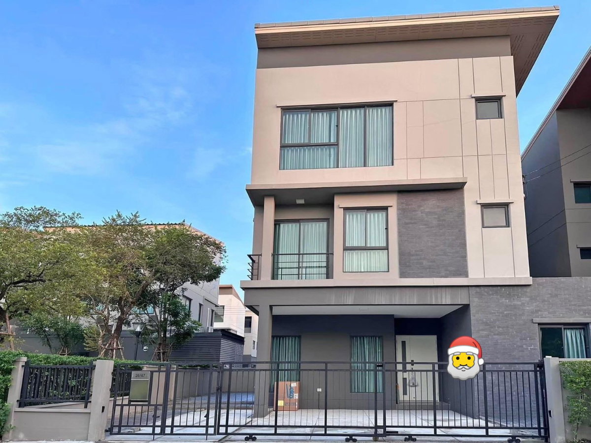 รูป 🏡 ให้เช่า บ้านกลางเมือง รามอินทรา 83 สเตชั่น 4 ห้องนอน 4 ห้องน้ำ หลังมุม ติดสวน วิวสวยมาก 📍ใกล้ MRT สายสีชมพู สถานีรามอินทรา 83 พร้อมเข้าอยู่ - รูปที่ 1/19