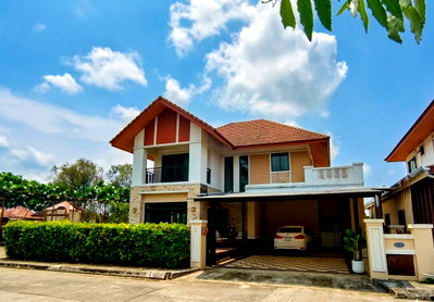 บ้านเดี่ยว เชียงใหม่ :  บ้านเดี่ยวสองชั้นในโครงการ พร้อมคลับเฮ้าส์และสระว่ายน้ำ #สารภี ราคาเพียง 4.9 ล้านบาท  #CSP100926